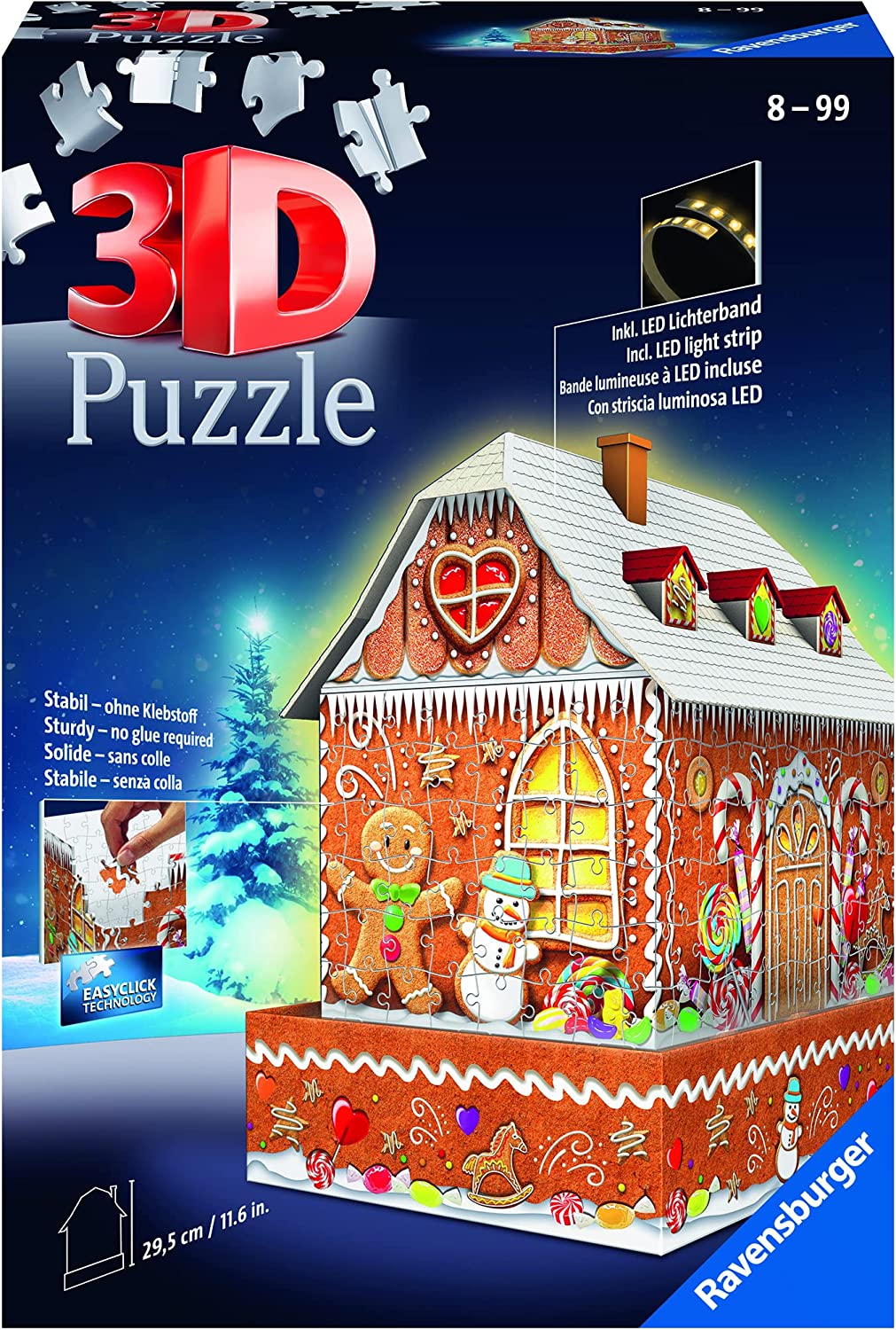 Puzzle - Ravensburger - 3D Gingerbread House (216 pieces)