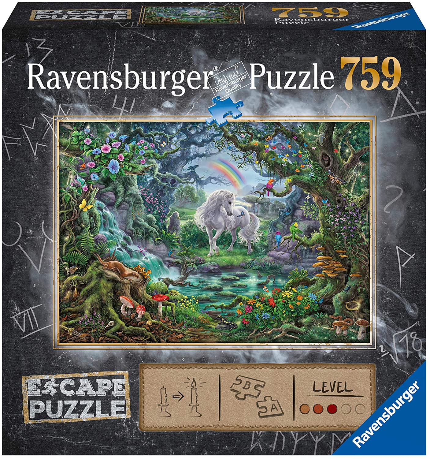 Puzzle - Ravensburger - Escape Puzzle: Unicorn (759 Pieces)