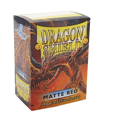 Dragon Shield - Matte Sleeves: Red (100ct)