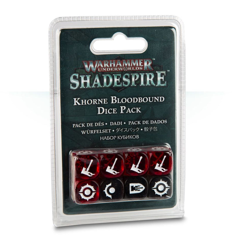 Games Workshop - Warhammer Underworlds: Shadespire - Khorne Bloodbound Dice Pack