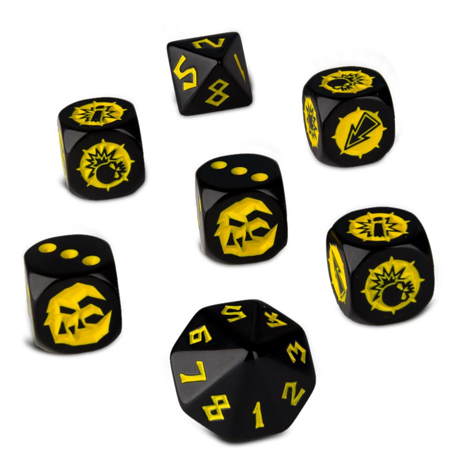 Games Workshop - Blood Bowl: Goblin Team Dice Set – Board Game Bliss