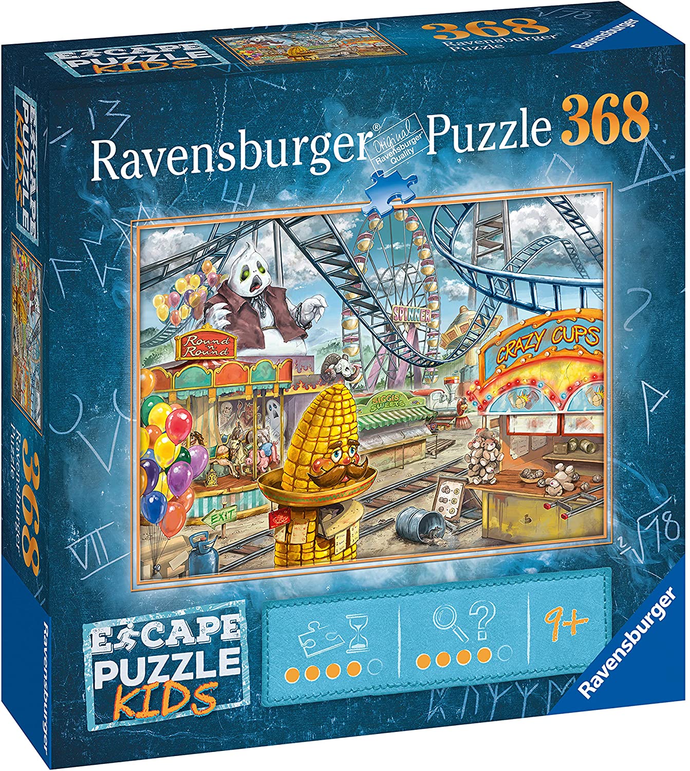 Puzzle - Ravensburger - Escape Puzzle Kids: Amusement Park Plight (368 Pieces)