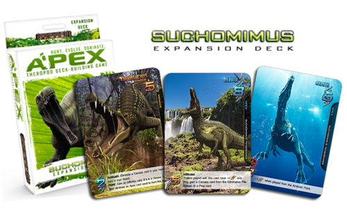 Apex Theropod Deck-Building Game: Suchomimus Expansion Deck