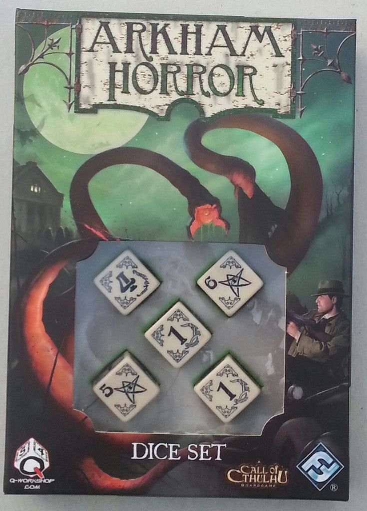 Arkham Horror: Dice Set (Bone Edition)