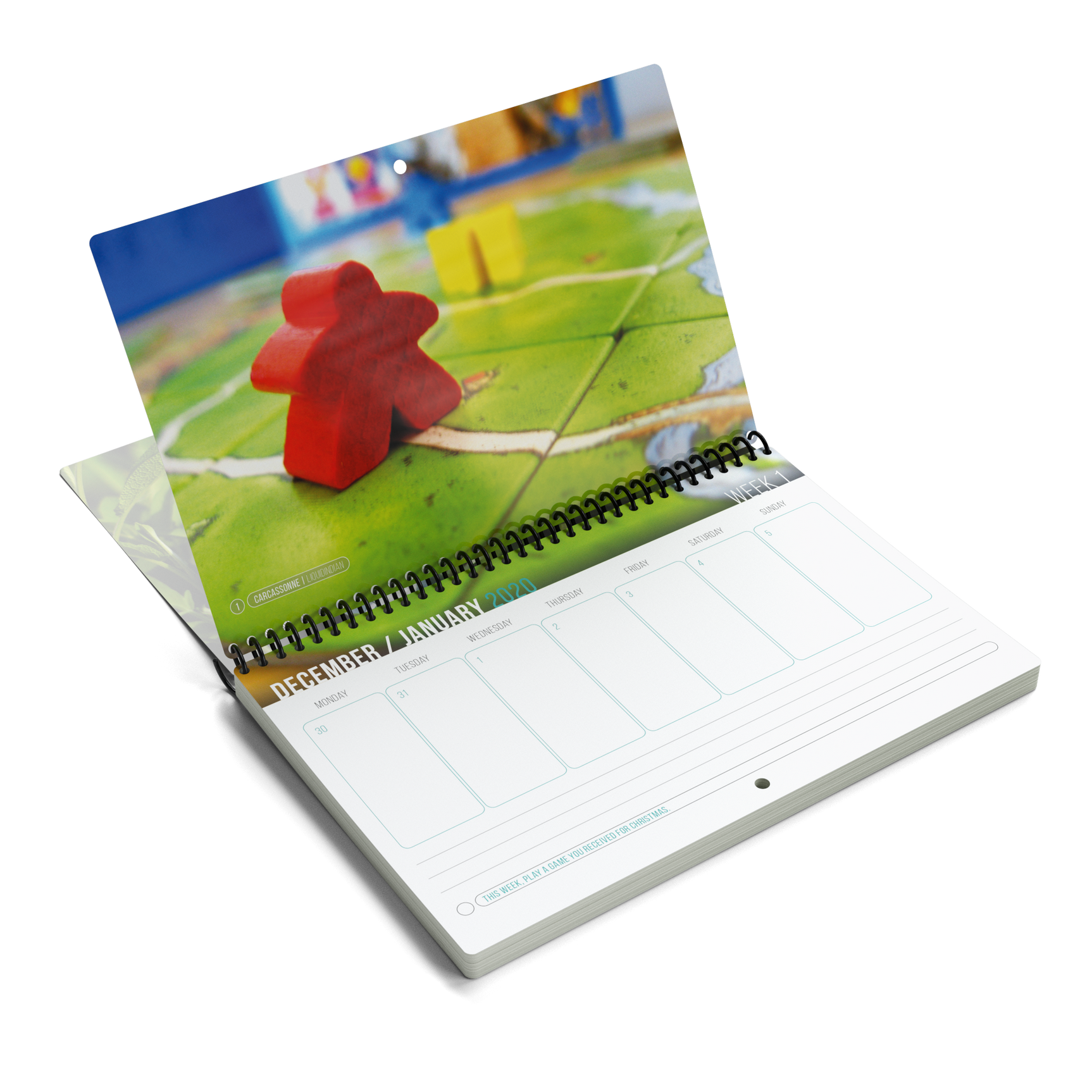 Board Game Calendar (Year 2020)