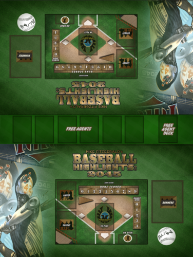 Baseball Highlights: 2045 - Double Player Play Mat
