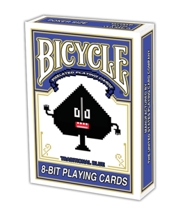 8-Bit Playing Cards Traditional Blue Deck