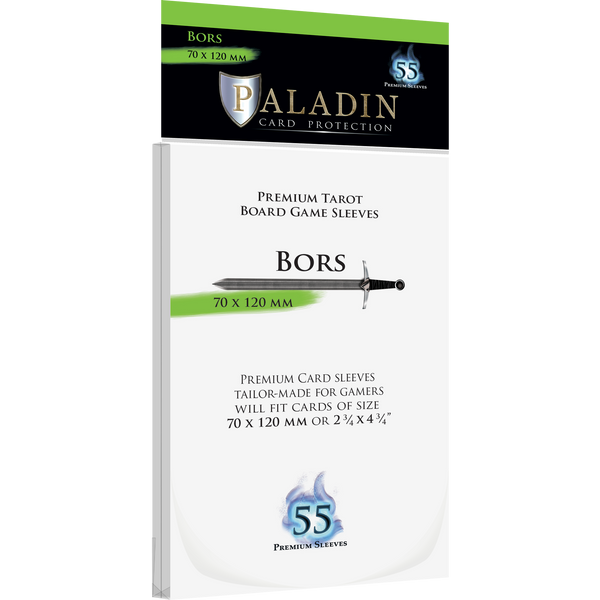 Paladin Card Protection - Bors (70 mm × 120 mm, Premium Tarot)