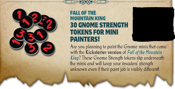 Fall of the Mountain King: Gnomes Tokens