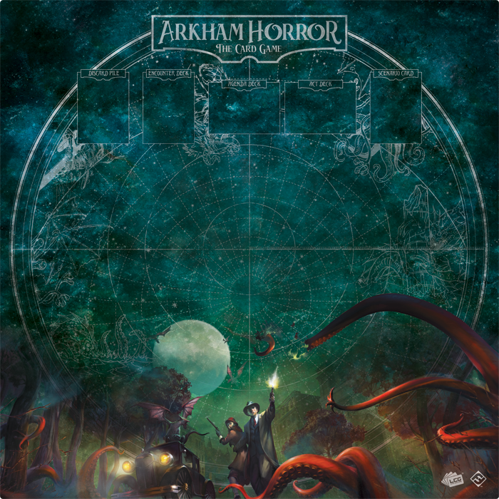 Arkham Horror: The Card Game - Countless Terrors 1-4 Player Playmat