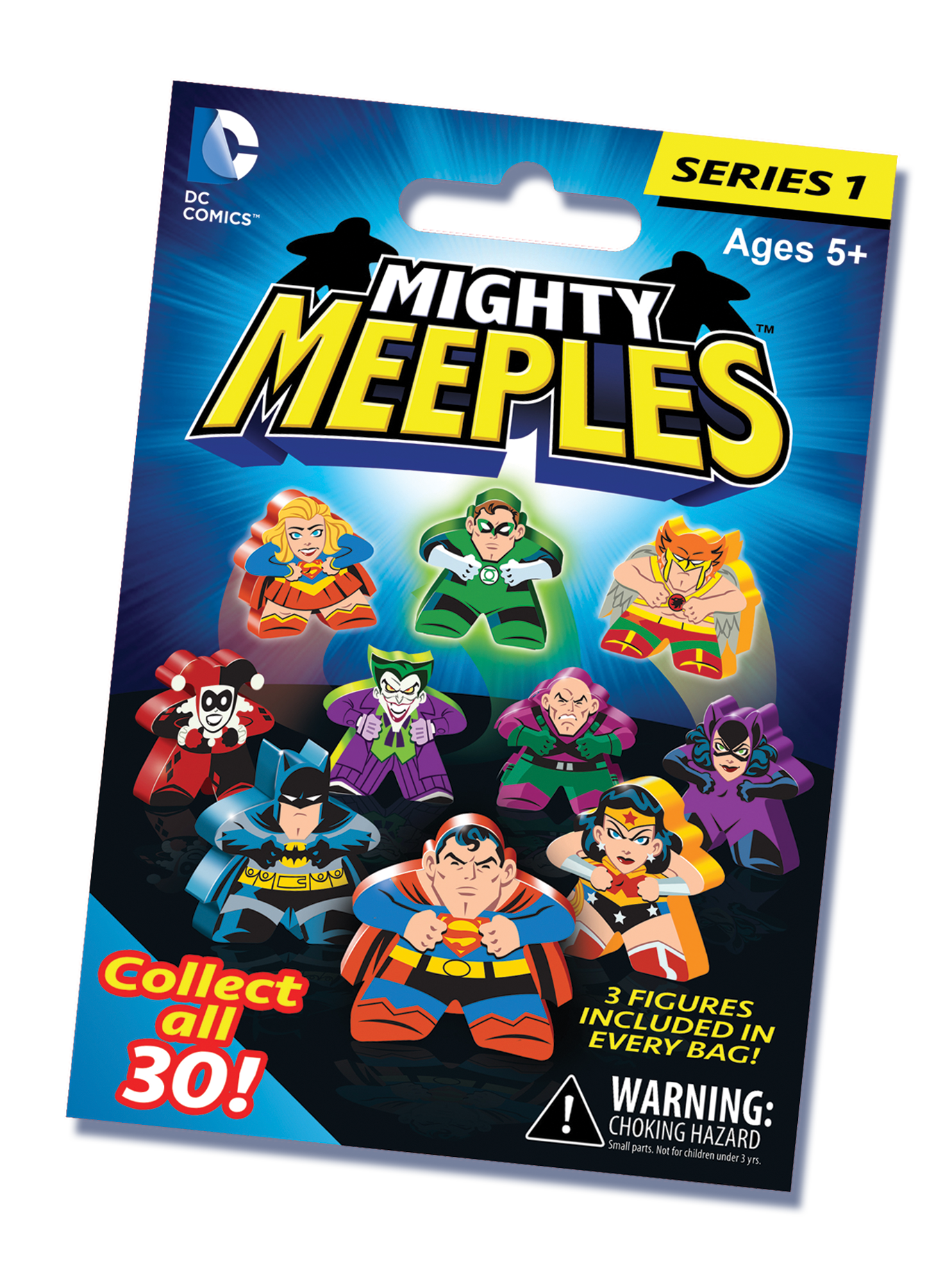 Mighty Meeples: DC Comics - Blind Bag of 3 Meeples