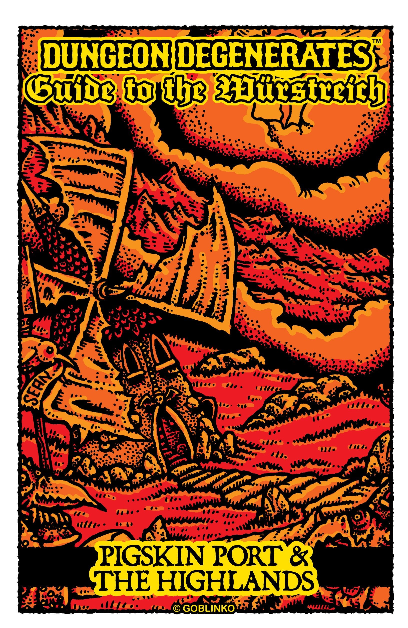 Dungeon Degenerates - Guide to the WÜrstreich - Pigskin Port & the Highlands