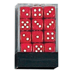 DLX Opaque Dice: 36pc 12mm (Red)