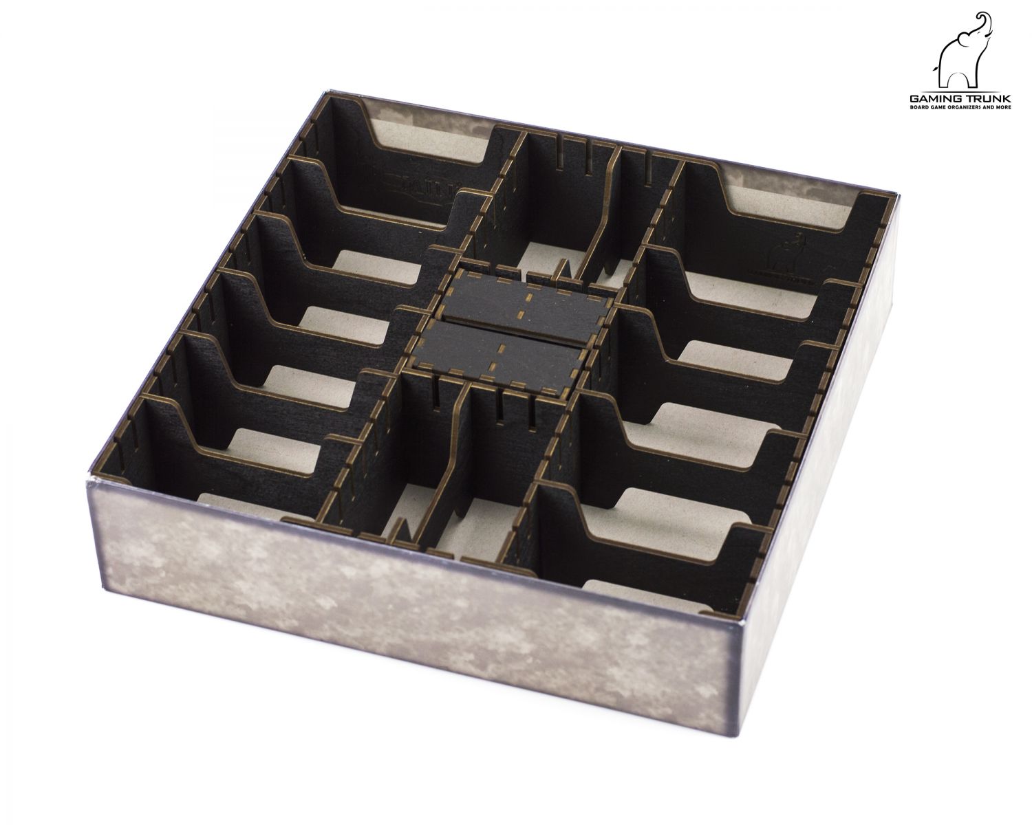 Gaming Trunk - Powerful Organizer for Dominion (Walnut. For sleeved cards)