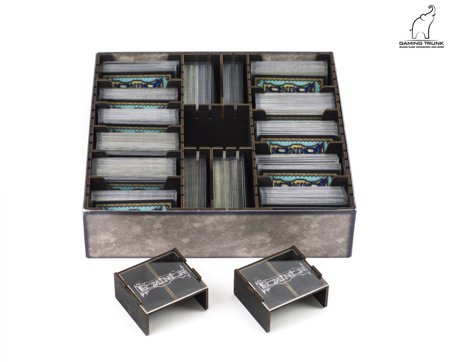 Gaming Trunk - Powerful Organizer for Dominion (Walnut. For sleeved cards)
