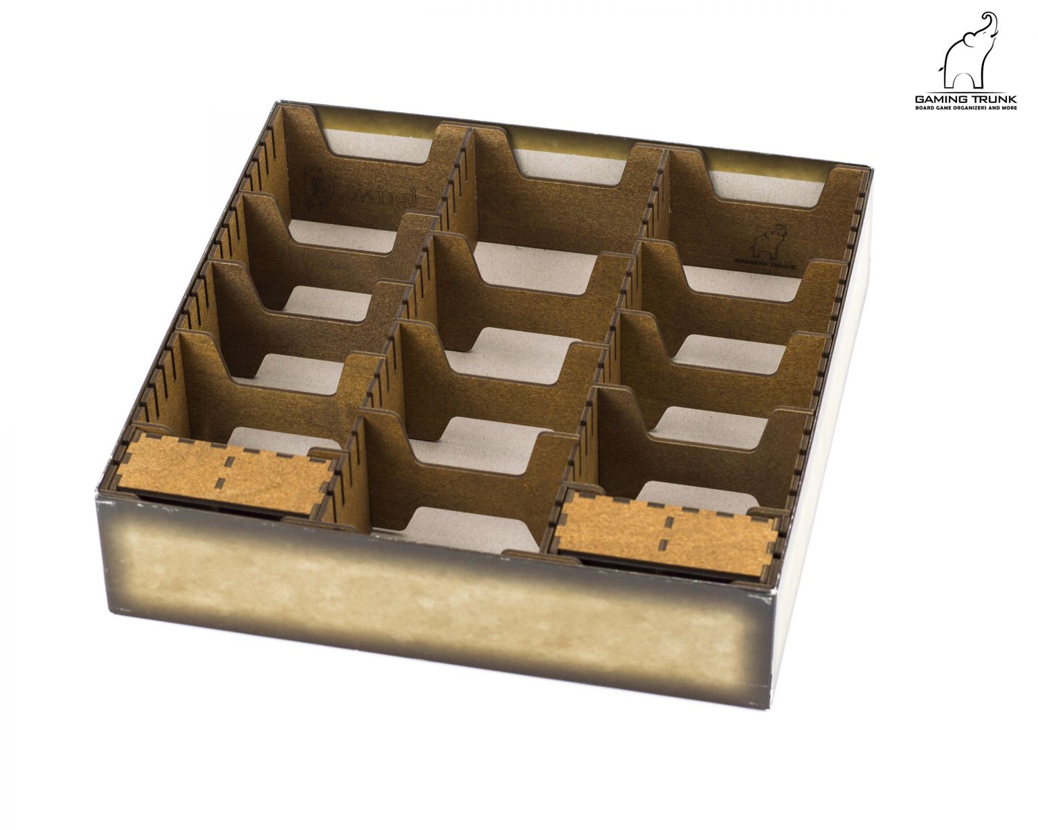 Gaming Trunk - Powerful Organizer for Dominion (Walnut. For sleeved cards)