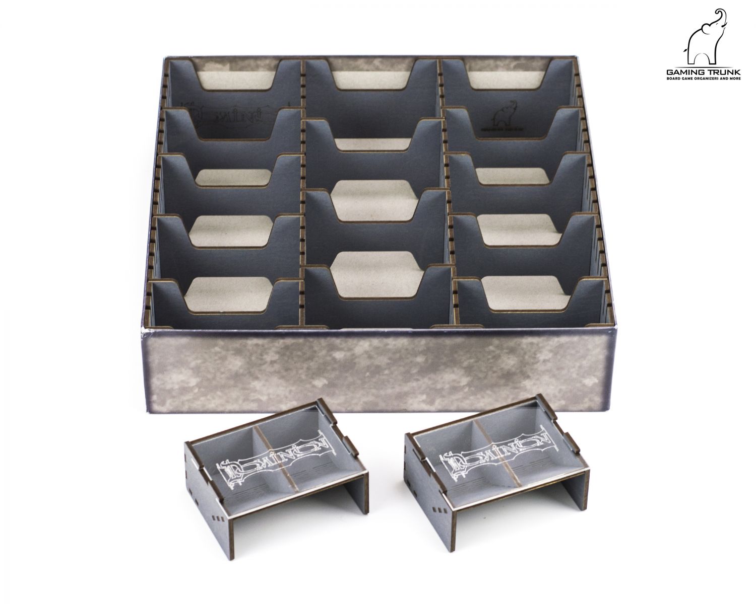 Gaming Trunk - Powerful Organizer for Dominion (Walnut. For sleeved cards)