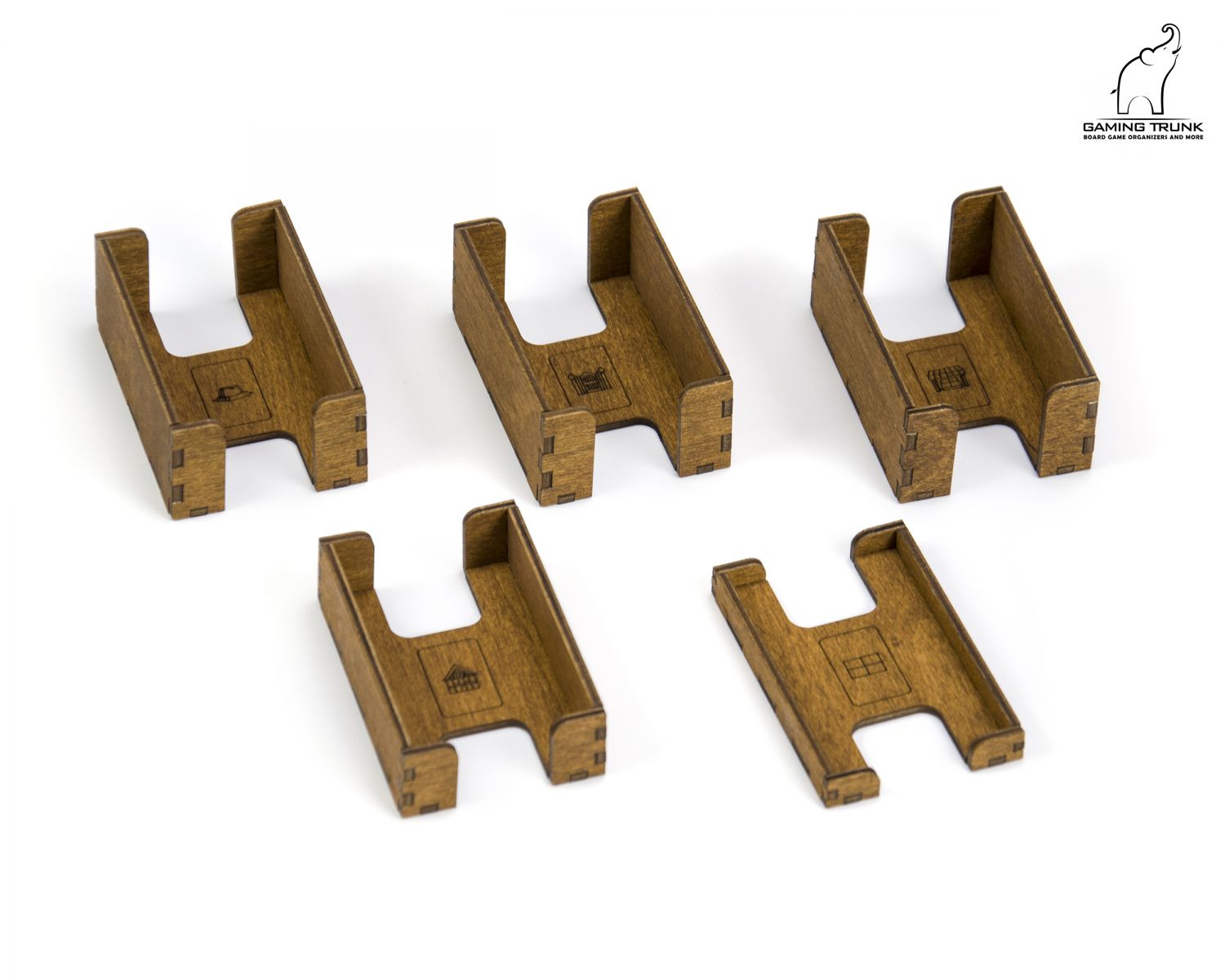 Gaming Trunk - Holledau Organizer for Hallertau (Natural Unstained)