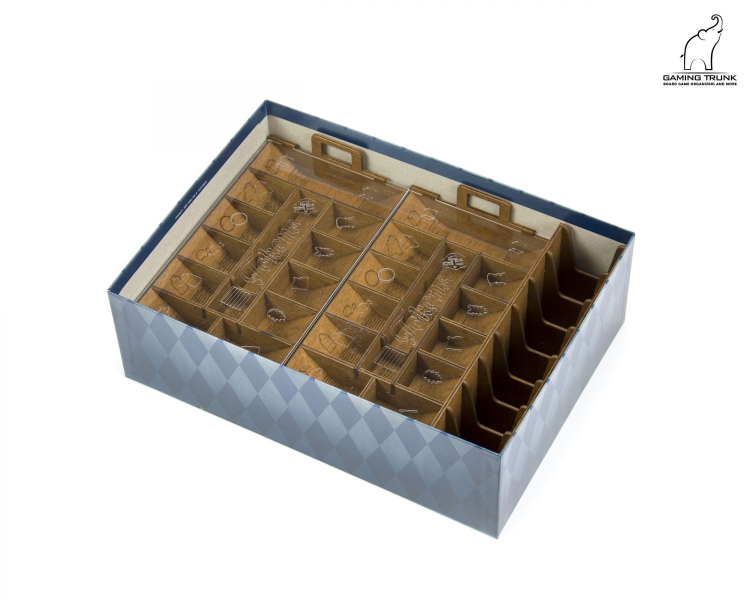 Gaming Trunk - Holledau Organizer for Hallertau (Natural Unstained)