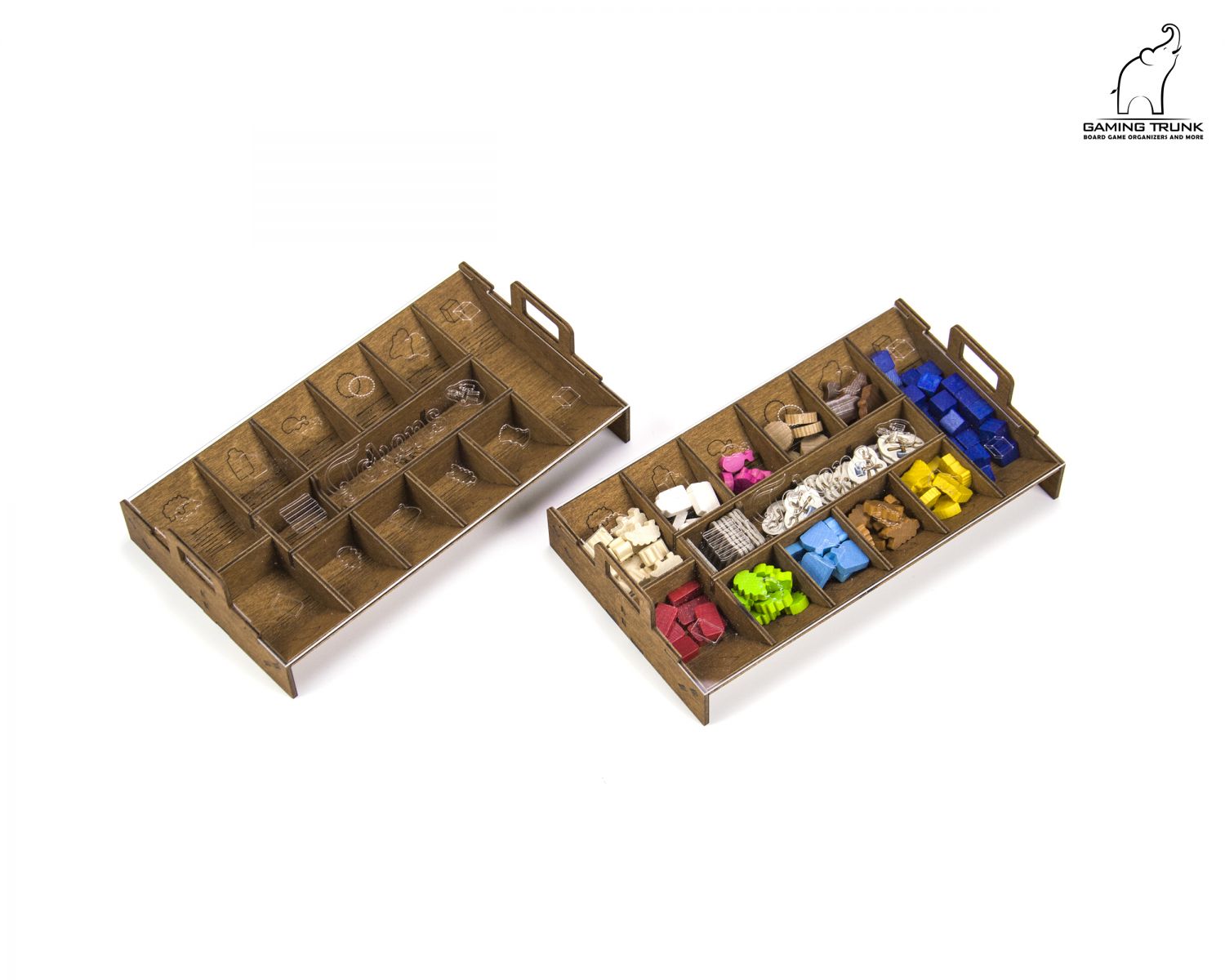 Gaming Trunk - Holledau Organizer for Hallertau (Natural Unstained)