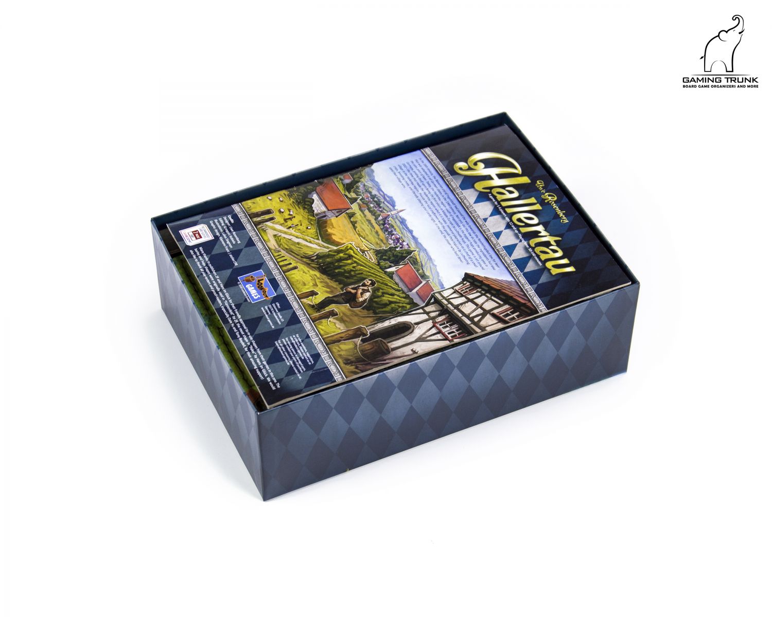 Gaming Trunk - Holledau Organizer for Hallertau (Natural Unstained)