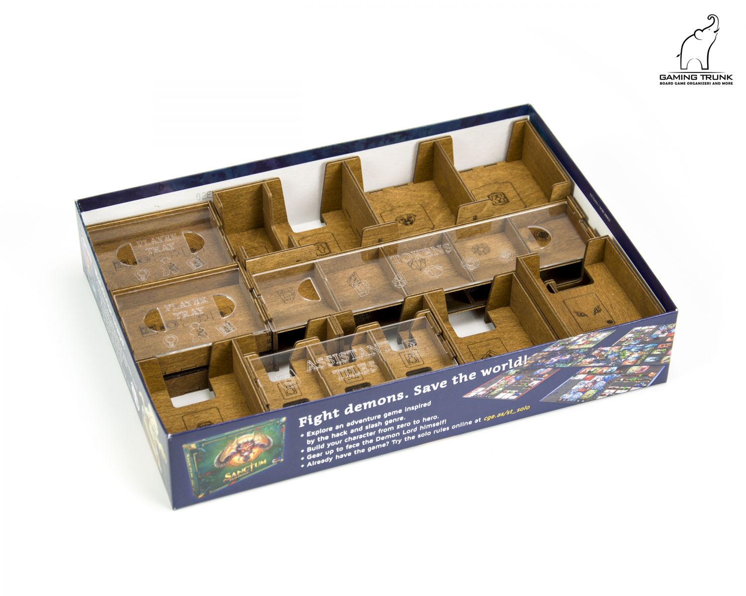 Gaming Trunk - Arnak Organizer for Lost Ruins of Arnak (Natural Unstained)