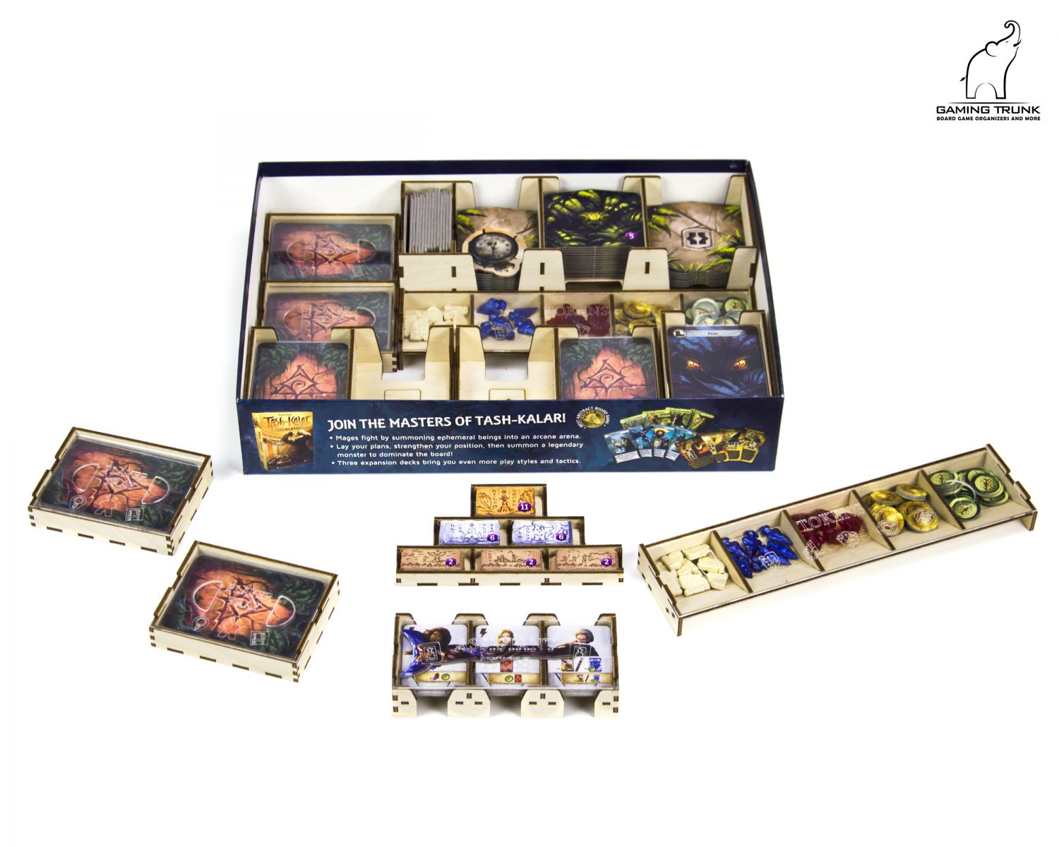 Gaming Trunk - Arnak Organizer for Lost Ruins of Arnak (Natural Unstained)