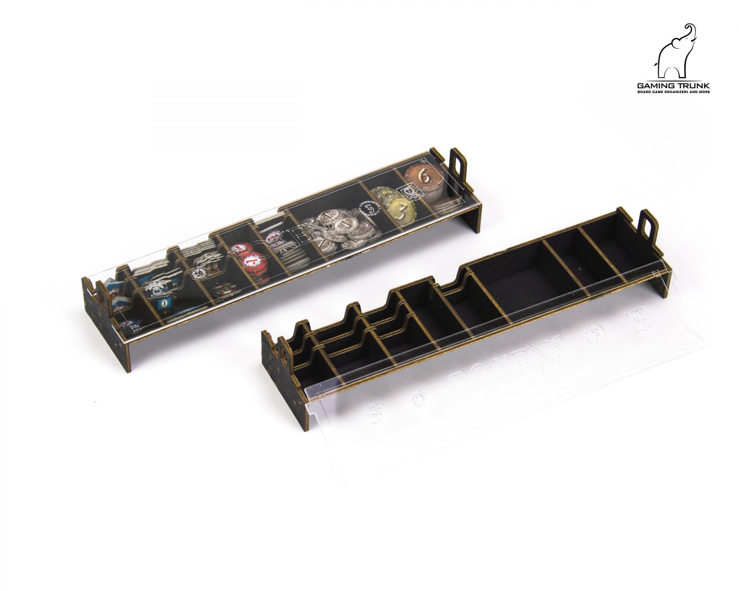 Gaming Trunk - Wonderment Organizer 2nd Edition for 7 Wonders (Second Edition) (Black)