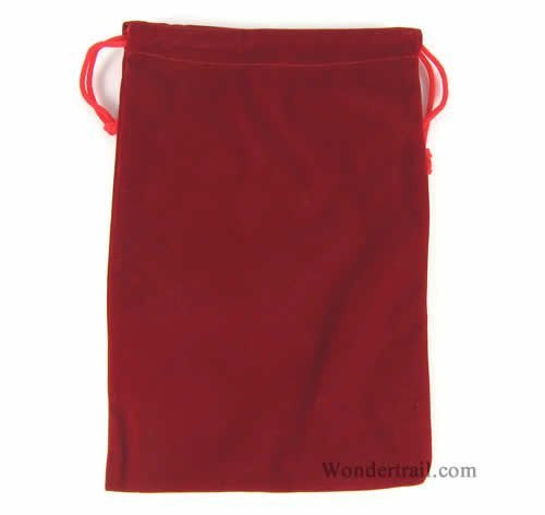 Dice Bag - Velvet Red (6" X 9")