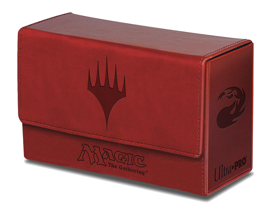 Ultra Pro - Dual Flip Box Red Mana for Magic (Matte Finish)