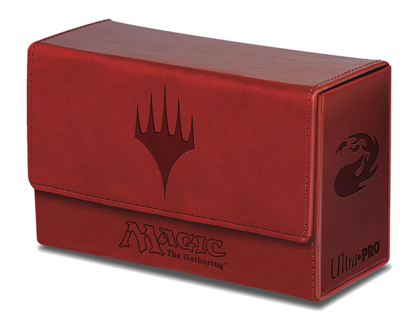 Ultra Pro - Dual Flip Box Red Mana for Magic (Matte Finish)