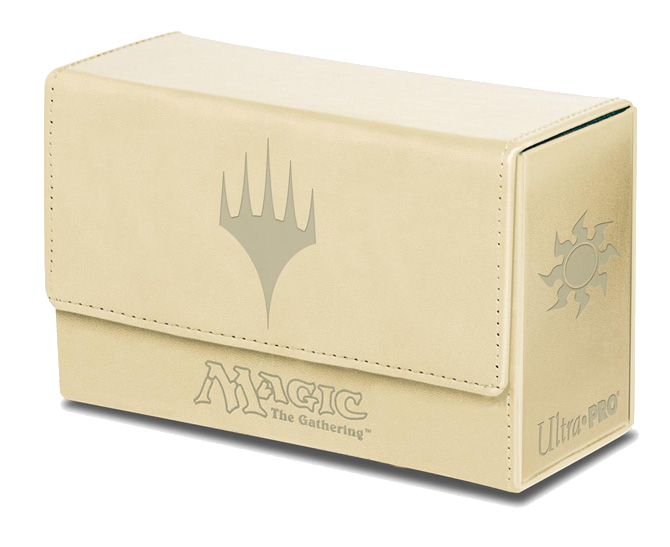 Ultra Pro - Dual Flip Box White Mana for Magic (Matte Finish)