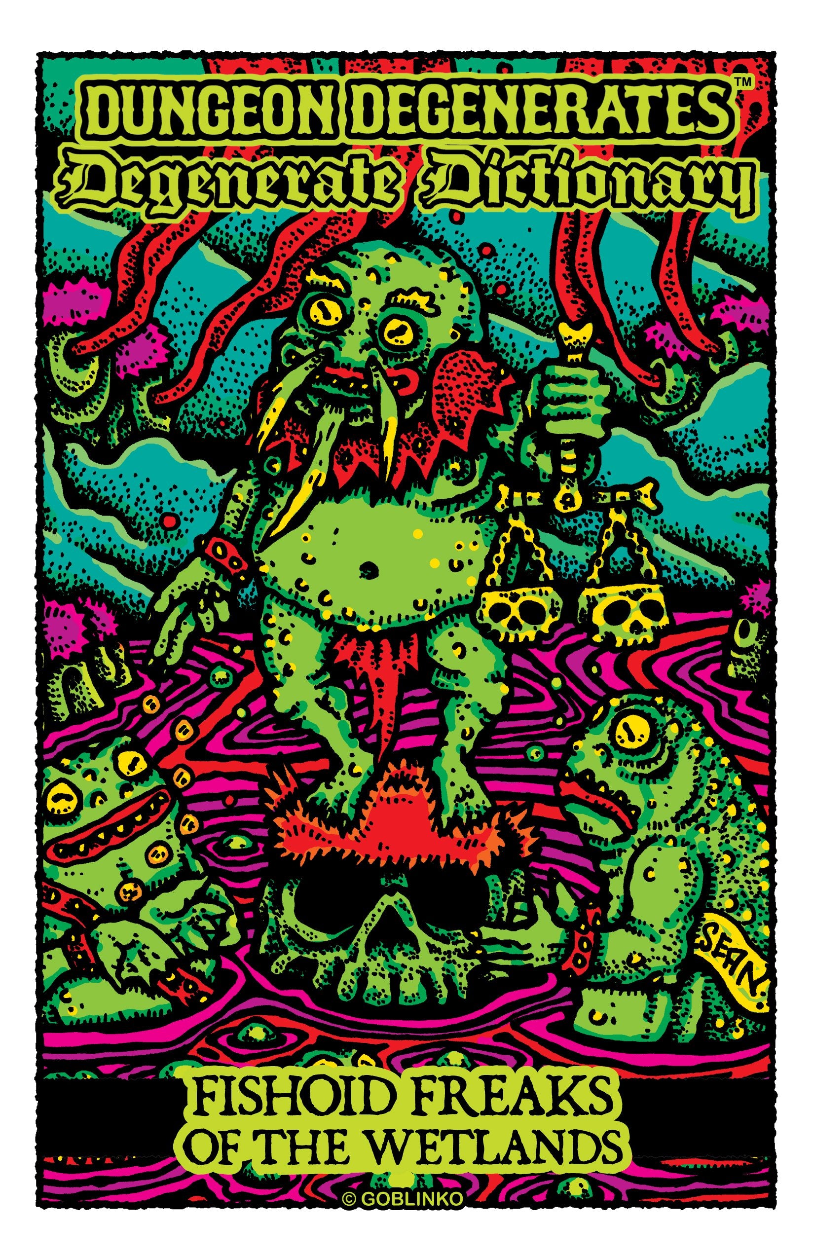 Dungeon Degenerates - Degenerate Dictionary - Fishoid Freaks of the Wetlands