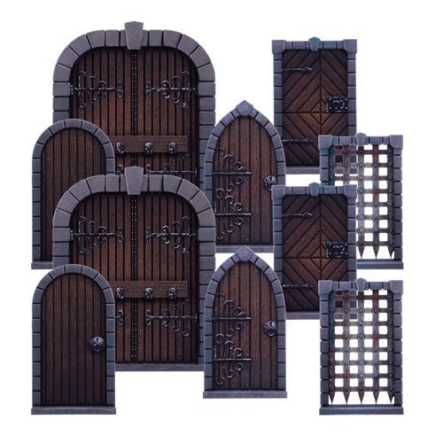 Dungeon Saga: Dungeon Doors Pack (Unpainted)