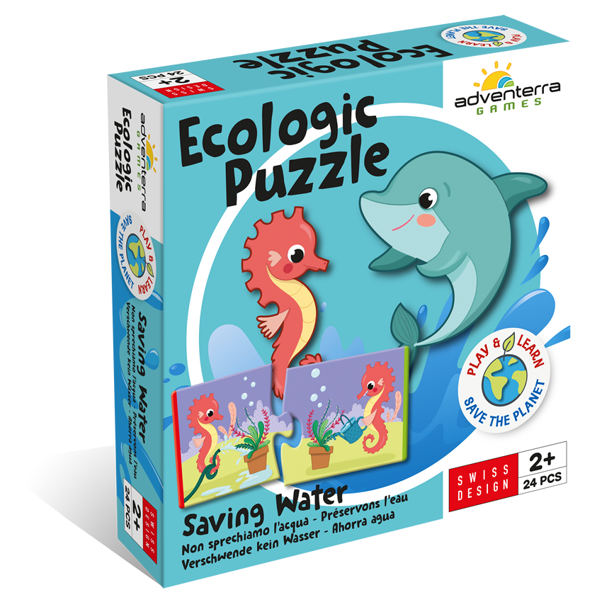 Puzzle - Adventerra Games - Ecologic Puzzle: Saving Water (24 Pieces)