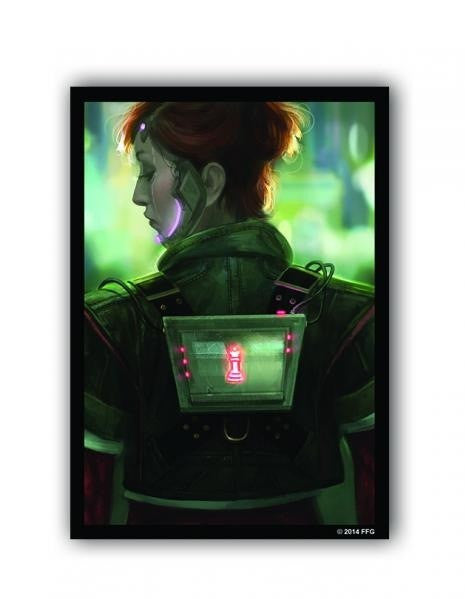 Fantasy Flight Card Sleeves: Android Netrunner - Deep Red (50)