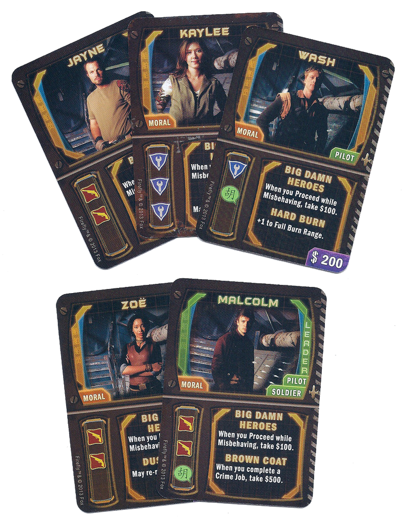 Firefly: The Game - Big Damn Heroes Promo Cards