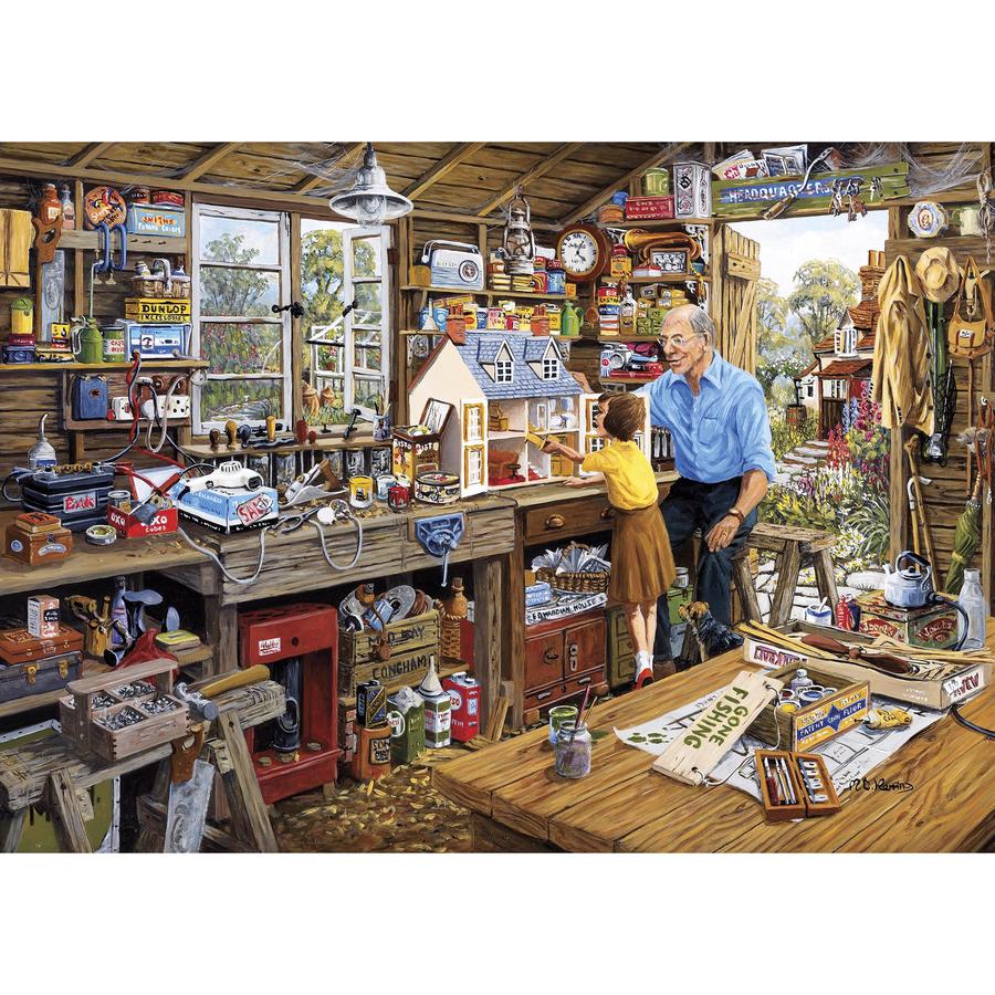 Puzzle - Gibsons - Grandad's Workshop (40 Pieces)