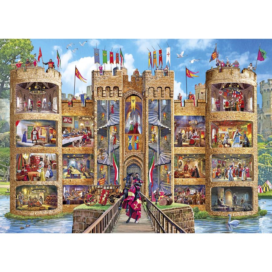 Puzzle - Gibsons - Castle Cutaway (1000 Pieces)