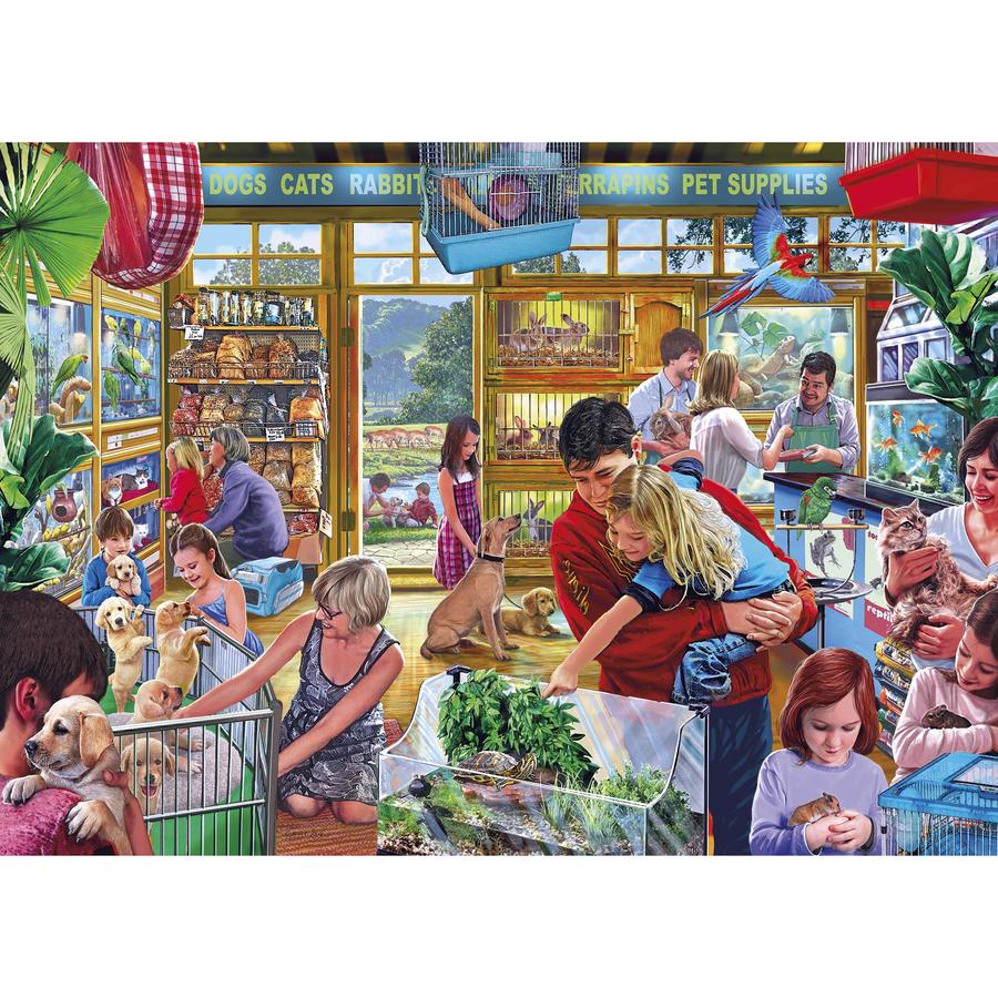 Puzzle - Gibsons - Furry Friends (1000 Pieces)