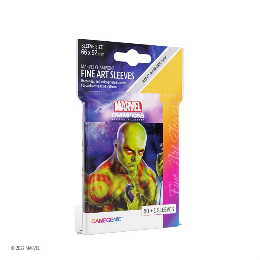Gamegenic - Marvel Champions Fine Art Sleeves - Drax (50ct)