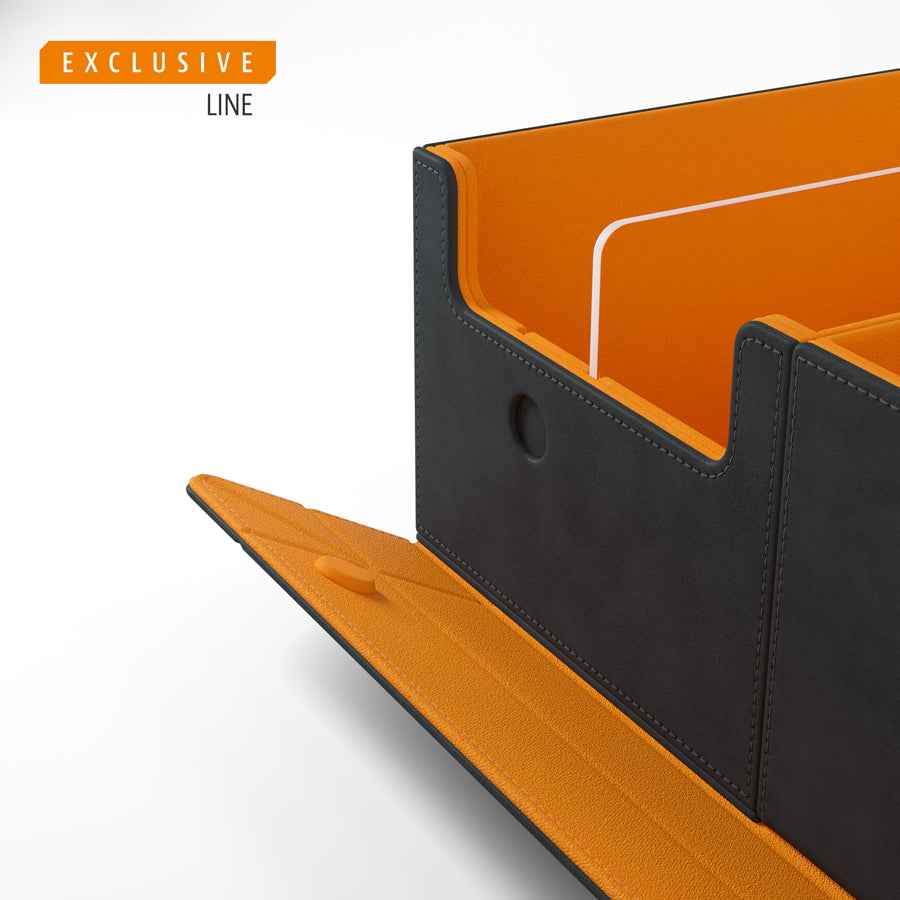 Gamegenic: Games Lair Convertible Deck Box - Black/Oranage (600ct)