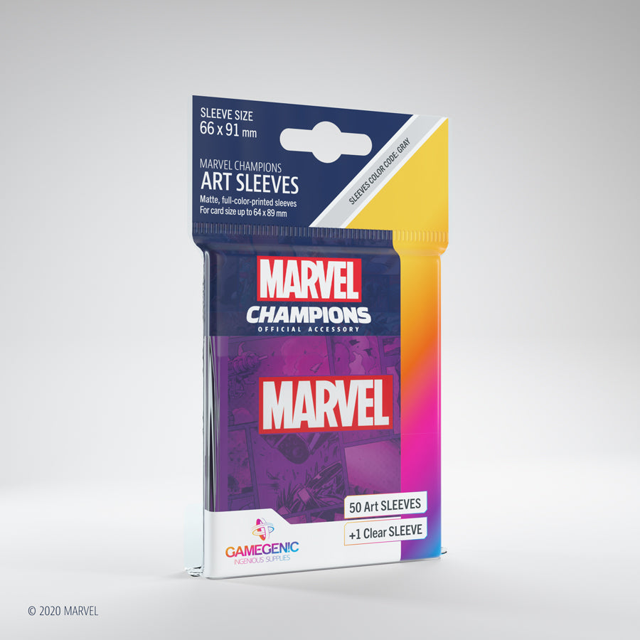 Gamegenic - Marvel Champions Art Sleeves - Marvel Purple (50ct)