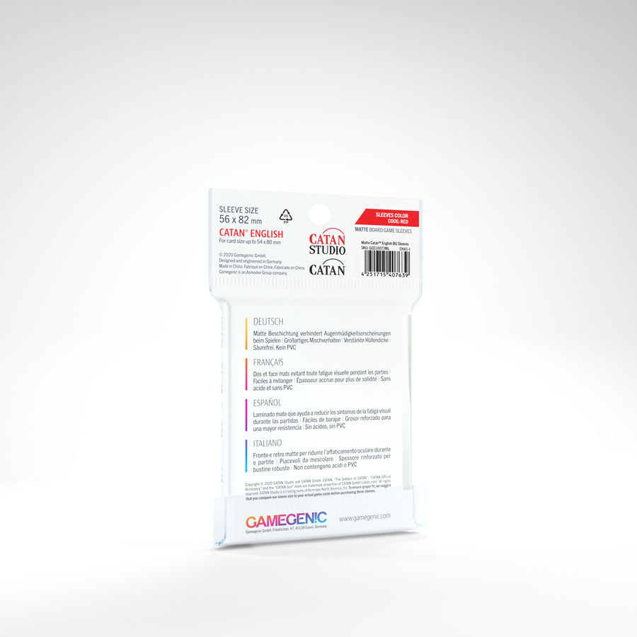 Gamegenic - Matte Catan-Sized Sleeves (60ct)