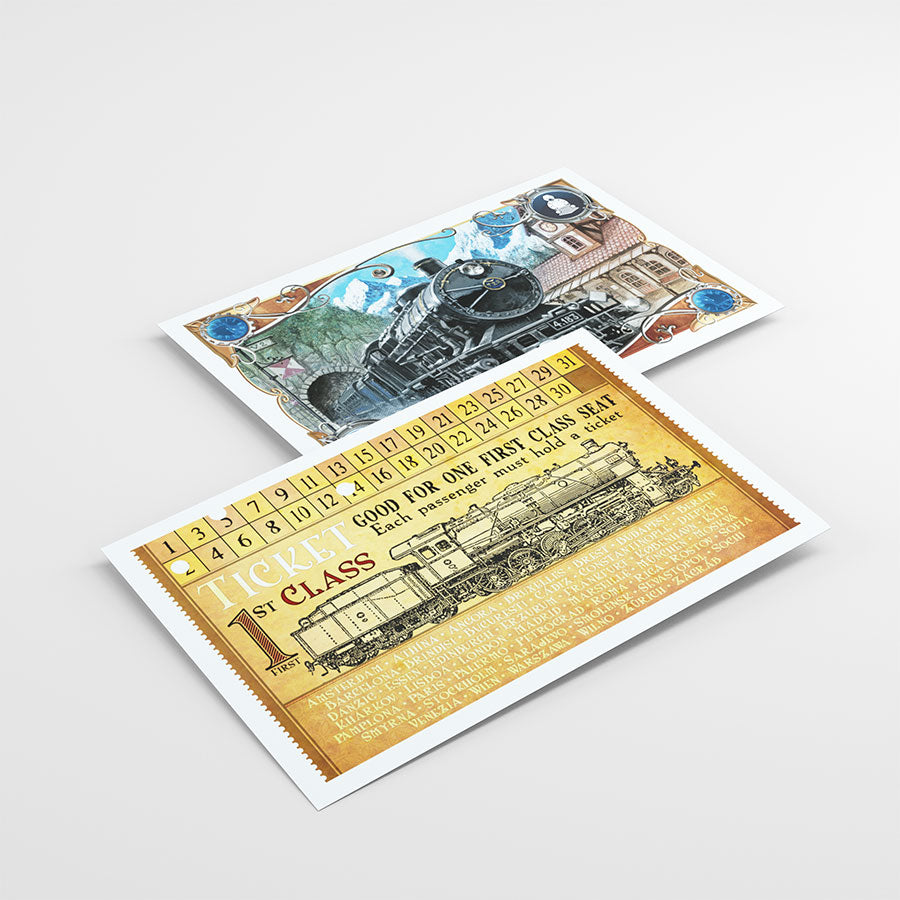 Gamegenic - Ticket to Ride Europe Art Sleeves (168ct)