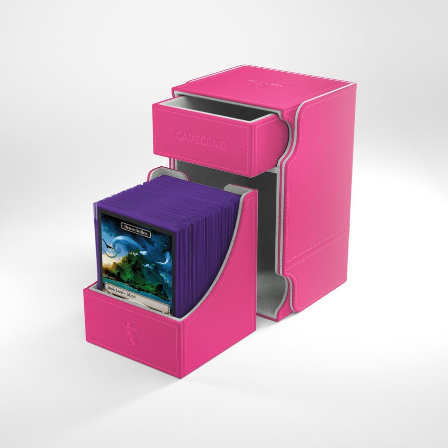 Gamegenic: Watchtower Convertible Deck Box - Pink (100ct)