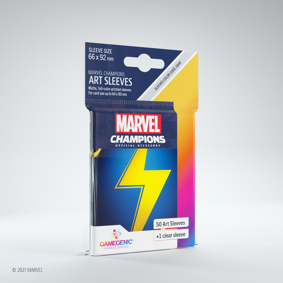 Gamegenic - Marvel Champions Art Sleeves - Ms. Marvel (50ct)