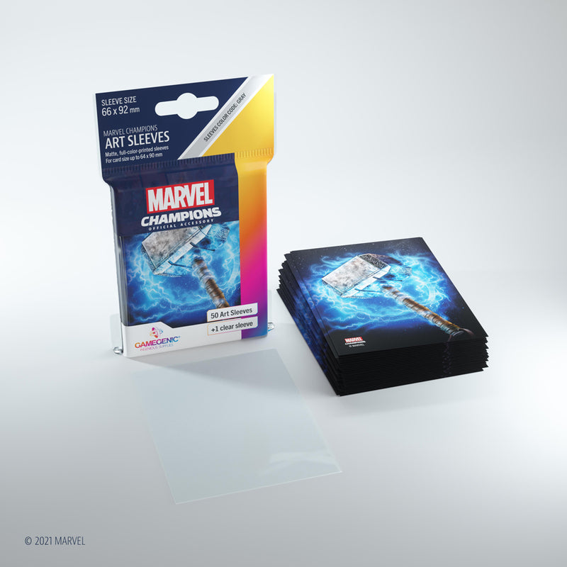 Gamegenic - Marvel Champions Art Sleeves - Thor (50ct)