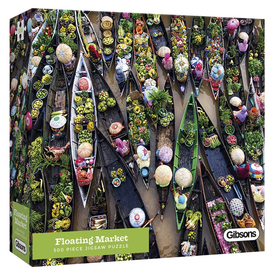 Puzzle - Gibsons - Floating Market (500 Pieces)
