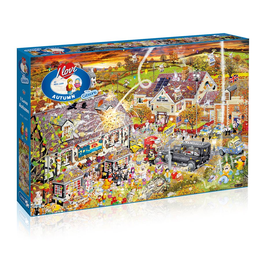 Puzzle - Gibsons - I Love Autumn (1000 Pieces)